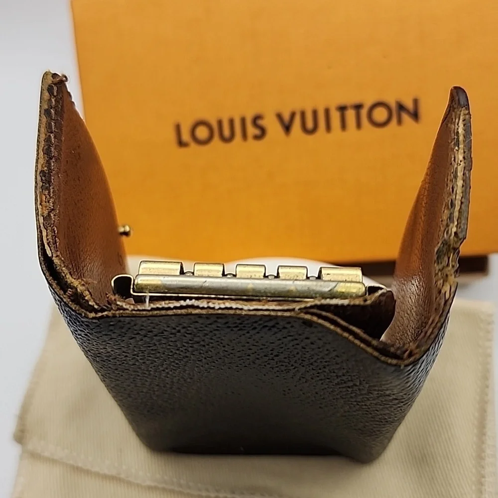 Louis Vuitton Black/Brown Key Holder Wuth Box, Card And Dust bag - Picture 14 of 17